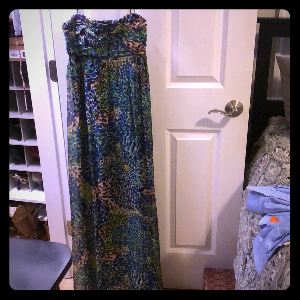 Zara multi print maxi